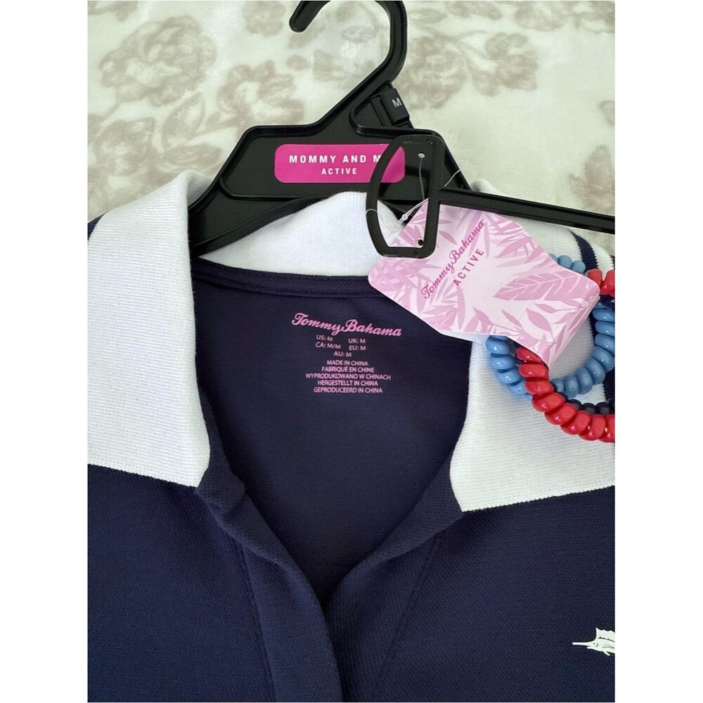 NEW Tommy Bahama Polo Tennis Golf Dress and Shorts Navy White - Picture 4 of 7